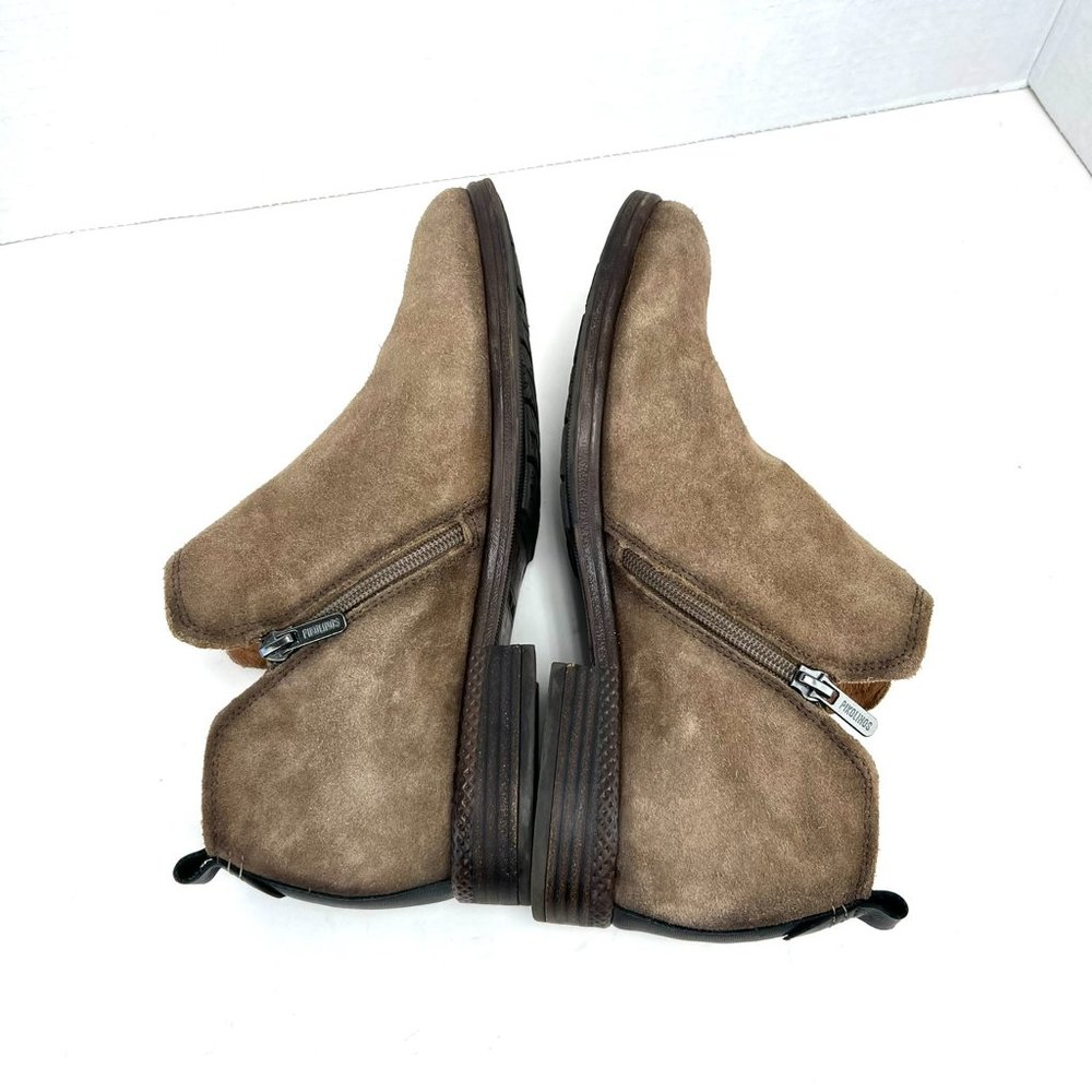 Pikolinos Suede Leather Ankle Boots Bootie ORDINO Sz 39 8.5 9 brown boho bootie - Picture 4 of 9
